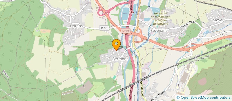 localisation de l'entreprise FPL INVEST à BERMONT
