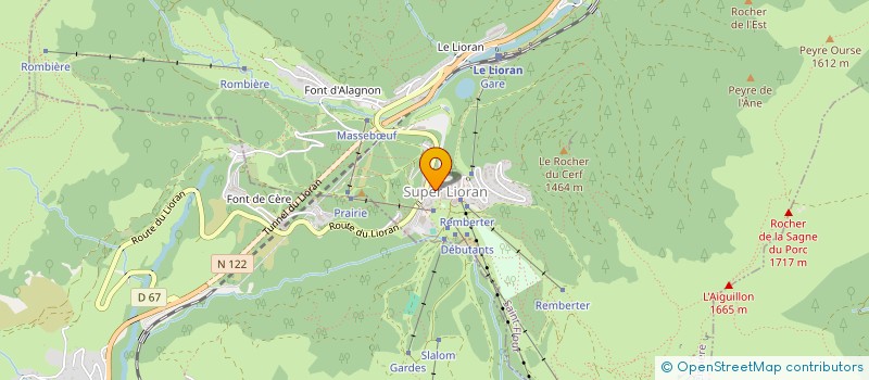 localisation de l'entreprise FPL2M à LAVEISSIERE