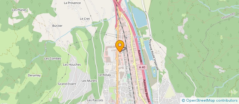 localisation de l'entreprise FPLG à SALLANCHES