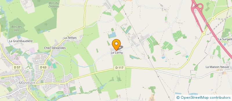 localisation de l'entreprise FPLN VINET  MONTBERT