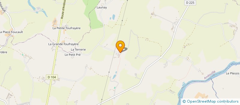 localisation de l'entreprise FPLP  ANDOUILLE