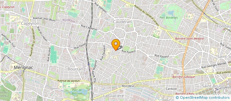 localisation de l'entreprise FPM à BORDEAUX