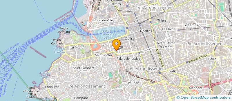 localisation de l'entreprise FPM à MARSEILLE