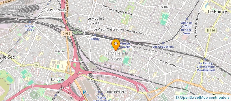 localisation de l'entreprise FPM  BONDY