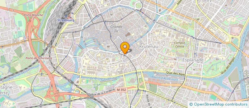 localisation de l'entreprise FPM AUTOMOBILE DIFFUSION à STRASBOURG