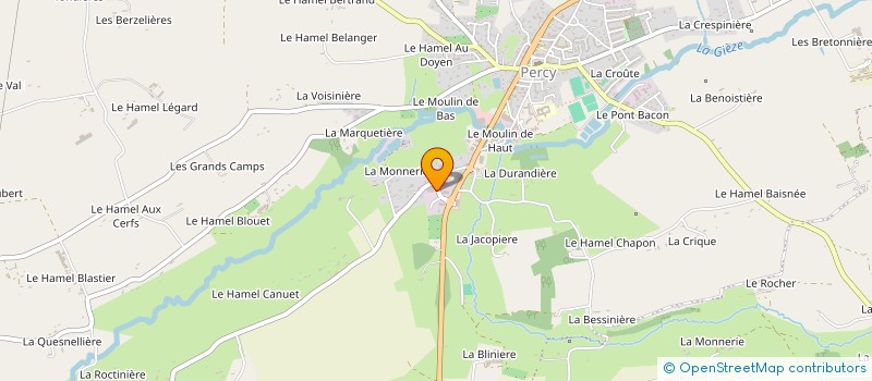 localisation de l'entreprise FPMA à PERCY-EN-NORMANDIE