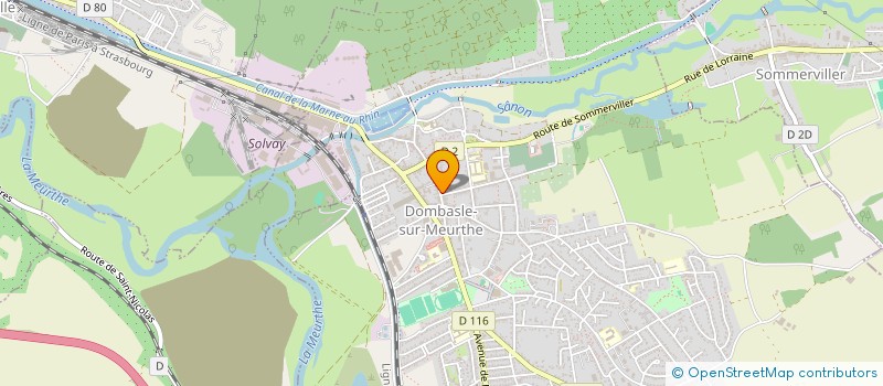 localisation de l'entreprise FPMA  DOMBASLE-SUR-MEURTHE