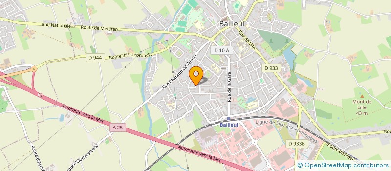 localisation de l'entreprise FPMA à BAILLEUL