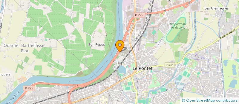 localisation de l'entreprise FPMAA FIANGONANA PROTESTANTE MALAGASY ANDAFY AVIGNON  LE PONTET