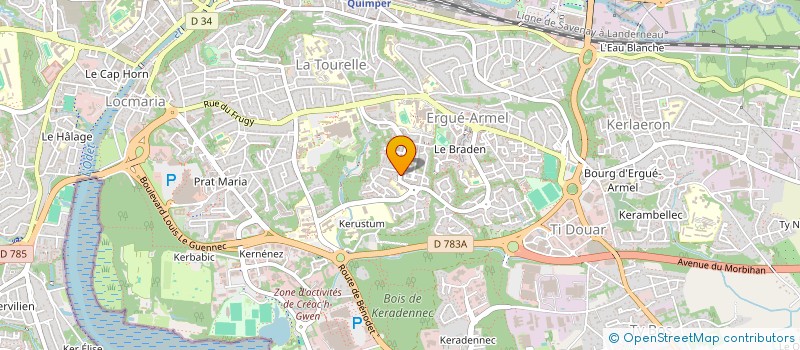 localisation de l'entreprise FPMG  QUIMPER