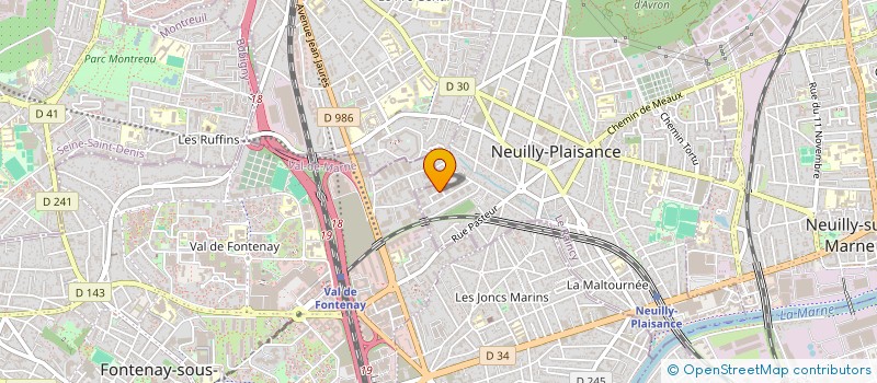 localisation de l'entreprise FPMO à NEUILLY-PLAISANCE