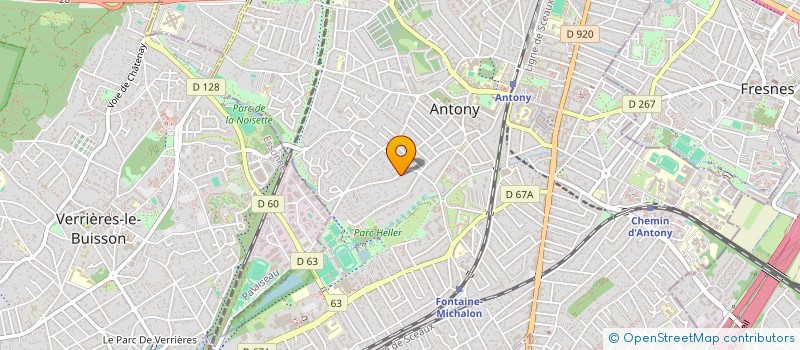 localisation de l'entreprise FPNA à ANTONY