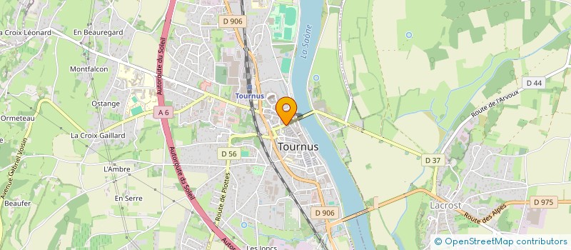 localisation de l'entreprise FPNP à TOURNUS