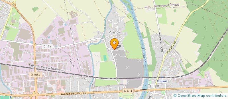 localisation de l'entreprise FPP HOLDING  POINCY