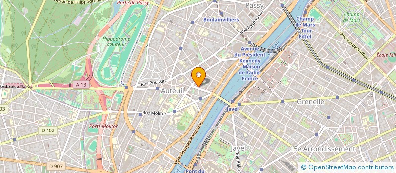 localisation de l'entreprise FPP REMUSAT  PARIS