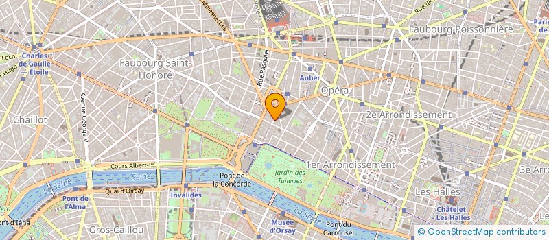 localisation de l'entreprise FPP SAINT HONORE à PARIS