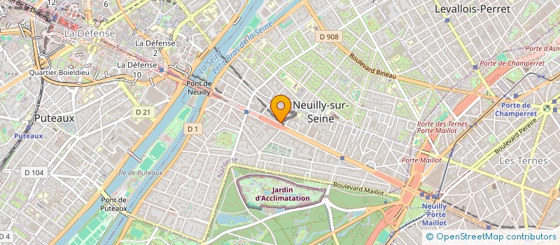 localisation de l'entreprise FPPM à NEUILLY-SUR-SEINE