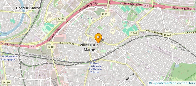 localisation de l'entreprise FPPOPART à VILLIERS-SUR-MARNE