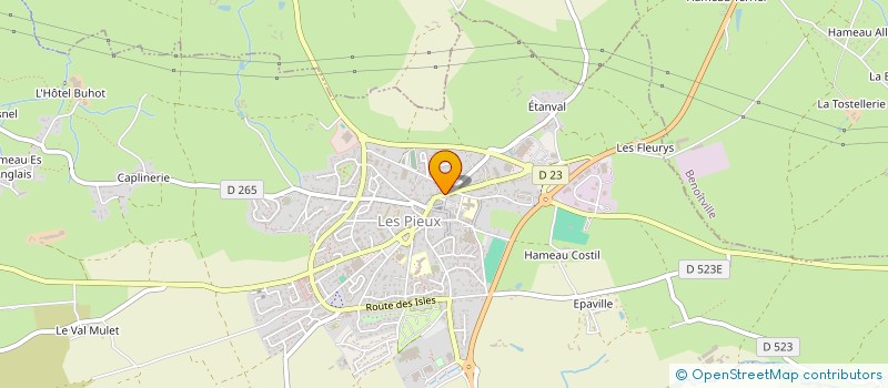 localisation de l'entreprise FPPT  LES PIEUX