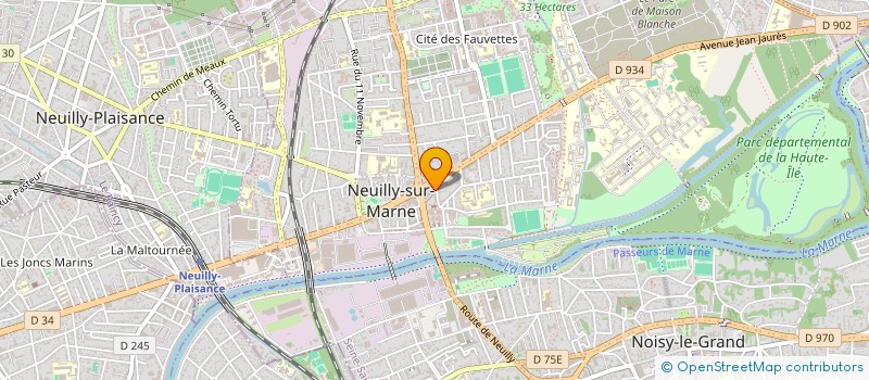 localisation de l'entreprise FPR à NEUILLY-SUR-MARNE