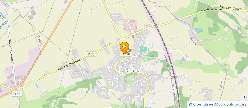 localisation de l'entreprise FPR - FORME POUR RENOVER  DIEMOZ