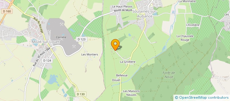 localisation de l'entreprise FPR VISION  SOULAINES-SUR-AUBANCE