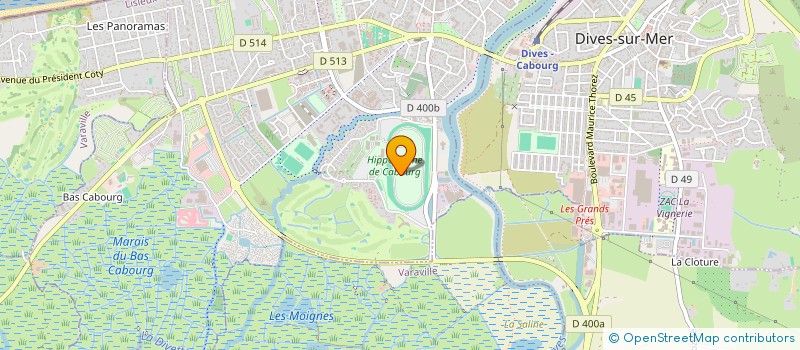 localisation de l'entreprise FPRH  CABOURG