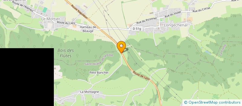 localisation de l'entreprise FPRM  LA FRETTE