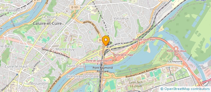 localisation de l'entreprise FPRO  CALUIRE-ET-CUIRE