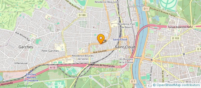 localisation de l'entreprise FPRO78H  SAINT-CLOUD