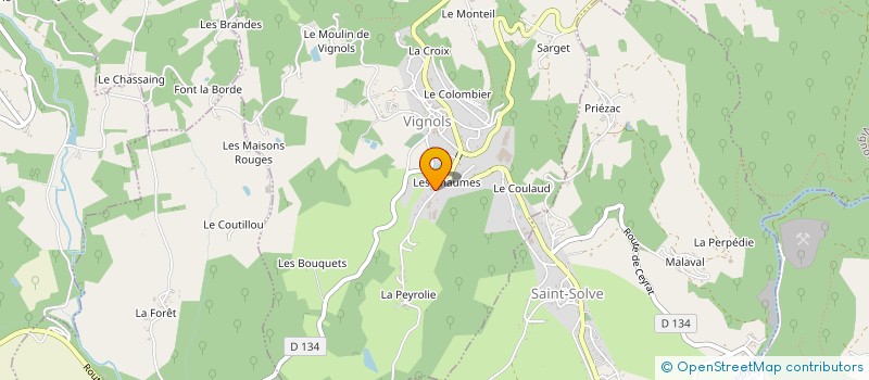 localisation de l'entreprise FPROD à VIGNOLS