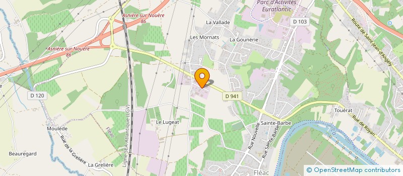localisation de l'entreprise FPS à FLEAC
