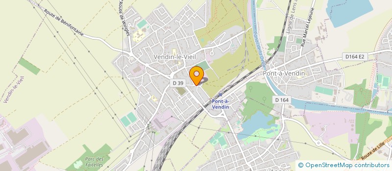 localisation de l'entreprise FPS  VENDIN LE VIEIL