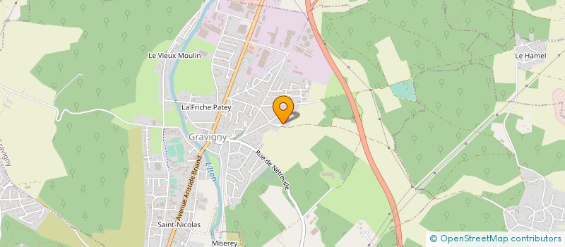 localisation de l'entreprise FPS à GRAVIGNY
