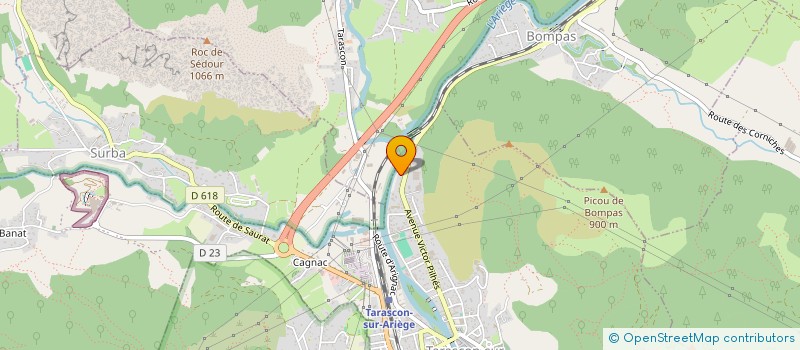 localisation de l'entreprise FPS (FORGING PROCESS SOLUTION) à TARASCON-SUR-ARIEGE