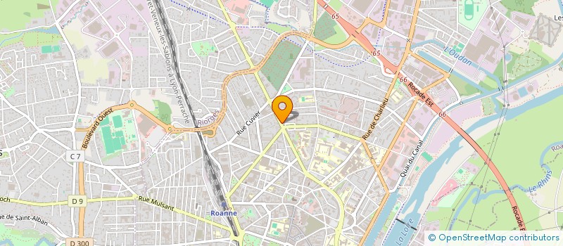 localisation de l'entreprise FPS6 à ROANNE