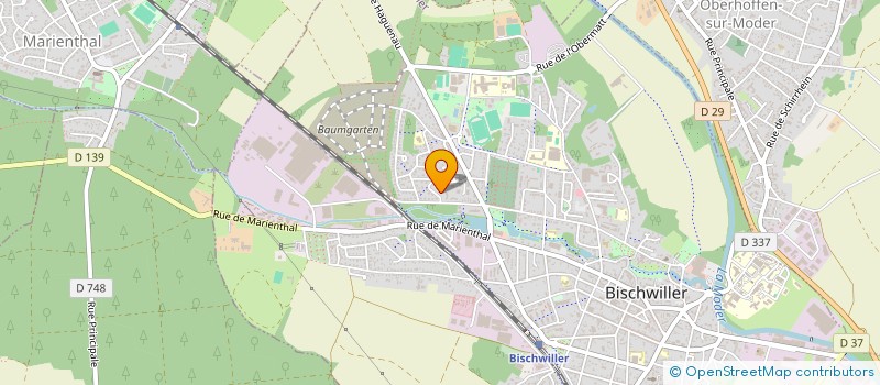 localisation de l'entreprise FPSA67  BISCHWILLER