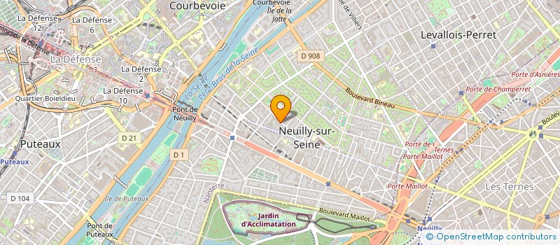 localisation de l'entreprise FPSAILING à NEUILLY-SUR-SEINE