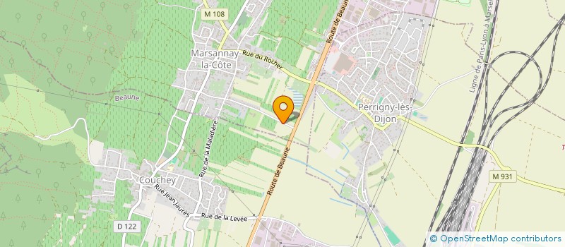 localisation de l'entreprise FPSD à MARSANNAY-LA-COTE