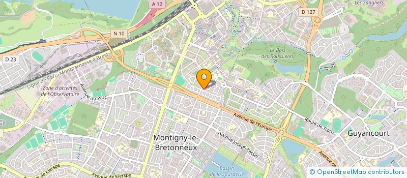 localisation de l'entreprise FPSI  MONTIGNY-LE-BRETONNEUX