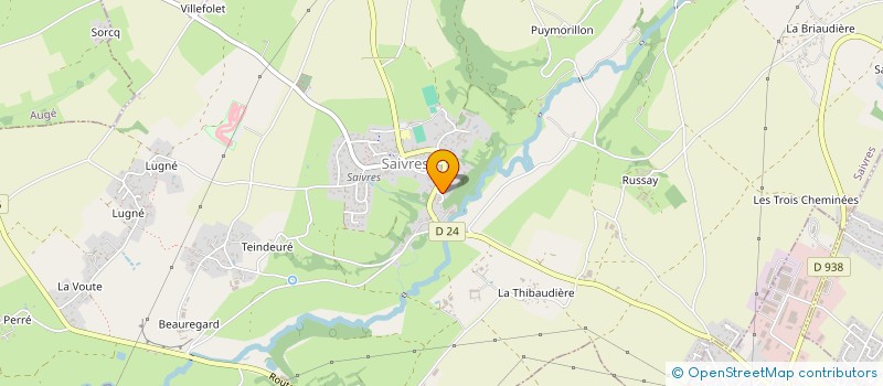 localisation de l'entreprise FPSM  SAIVRES