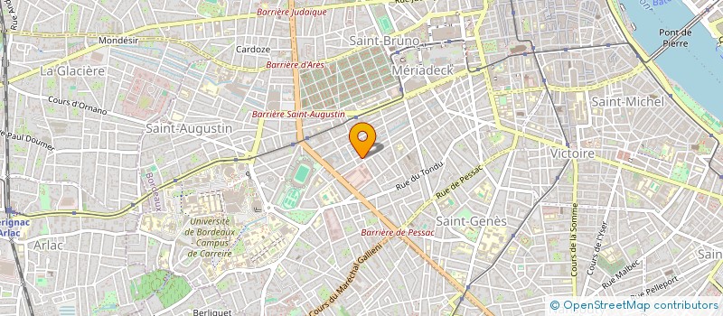 localisation de l'entreprise FPU à BORDEAUX