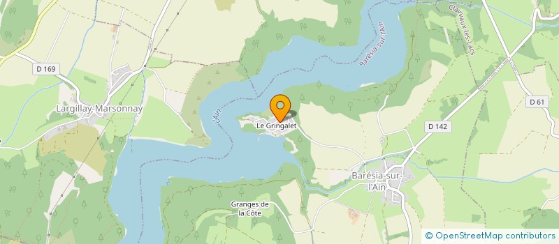 localisation de l'entreprise FPV  BARESIA-SUR-L'AIN