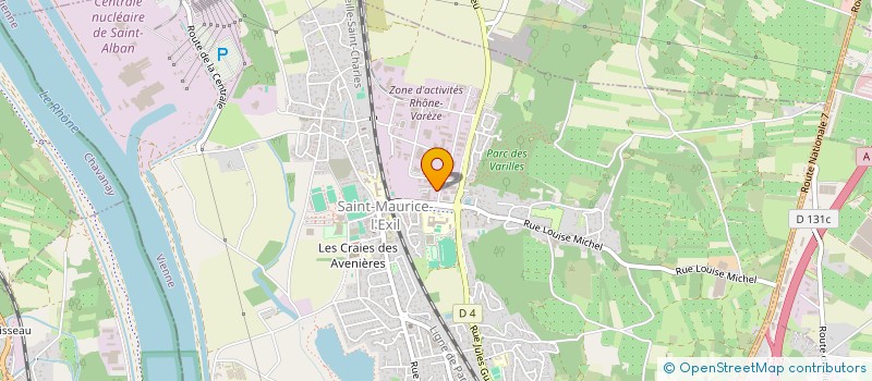 localisation de l'entreprise FPV IMMOBILIER  SAINT-MAURICE-L'EXIL