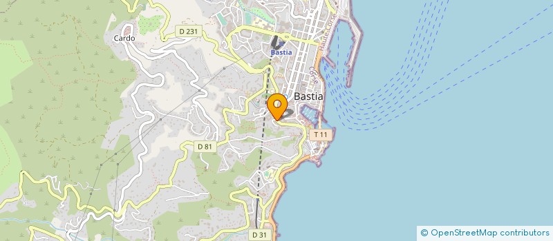 localisation de l'entreprise FPV LUCCIANA à BASTIA