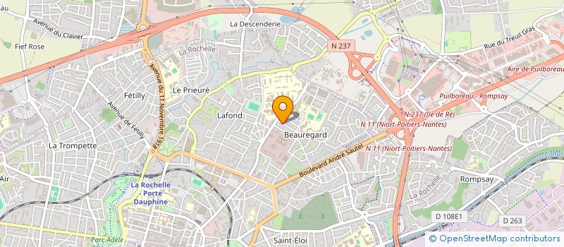 localisation de l'entreprise FPV RACING CLUB ATLANTIQUE  LA ROCHELLE