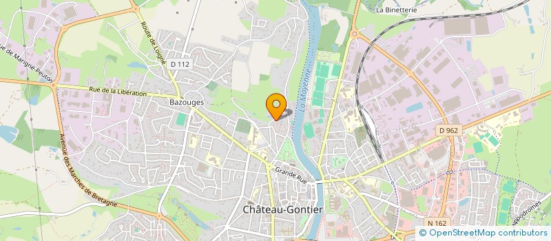 localisation de l'entreprise FPVH  CHATEAU-GONTIER-SUR-MAYENNE