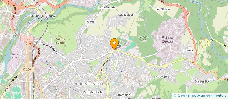 localisation de l'entreprise FPX GLOBAL INVESTMENTS à ANNECY