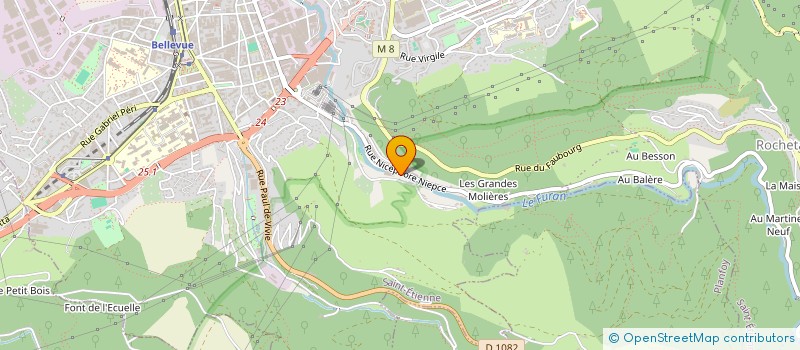 localisation de l'entreprise FPZ IMMOBILIERE  SAINT-ETIENNE