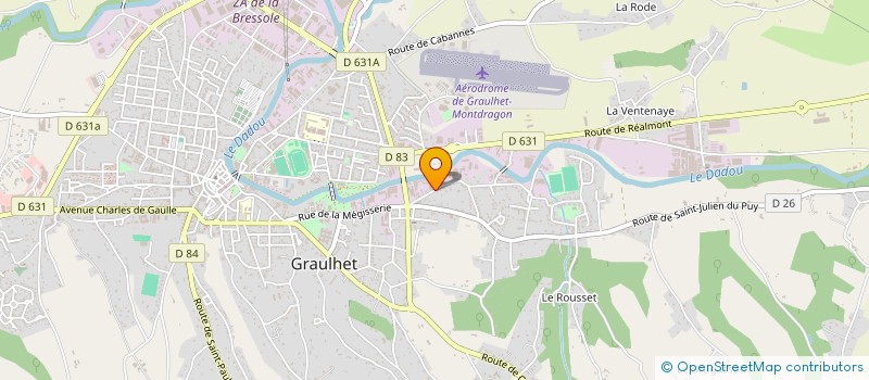 localisation de l'entreprise FR 81300 COLONEL NAUDY 15  GRAULHET